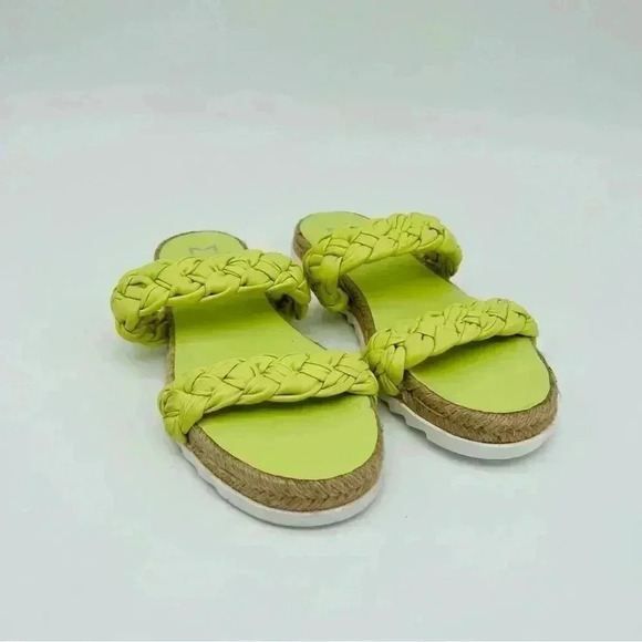 Marc Fisher | Jaimee Slides | Espadrille | Citron | Size 7.5 - Picture 3 of 10